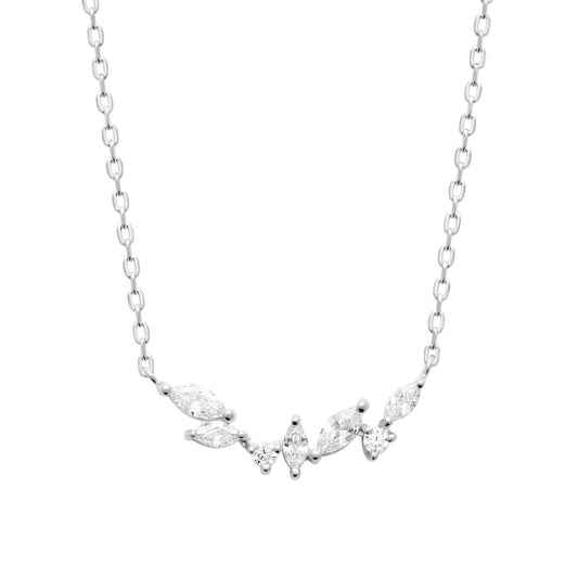 Collier - Pureté Lumineuse - Argent Rhodié