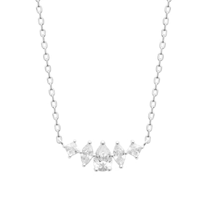 Collier - Éclat Céleste -  Argent Rhodié