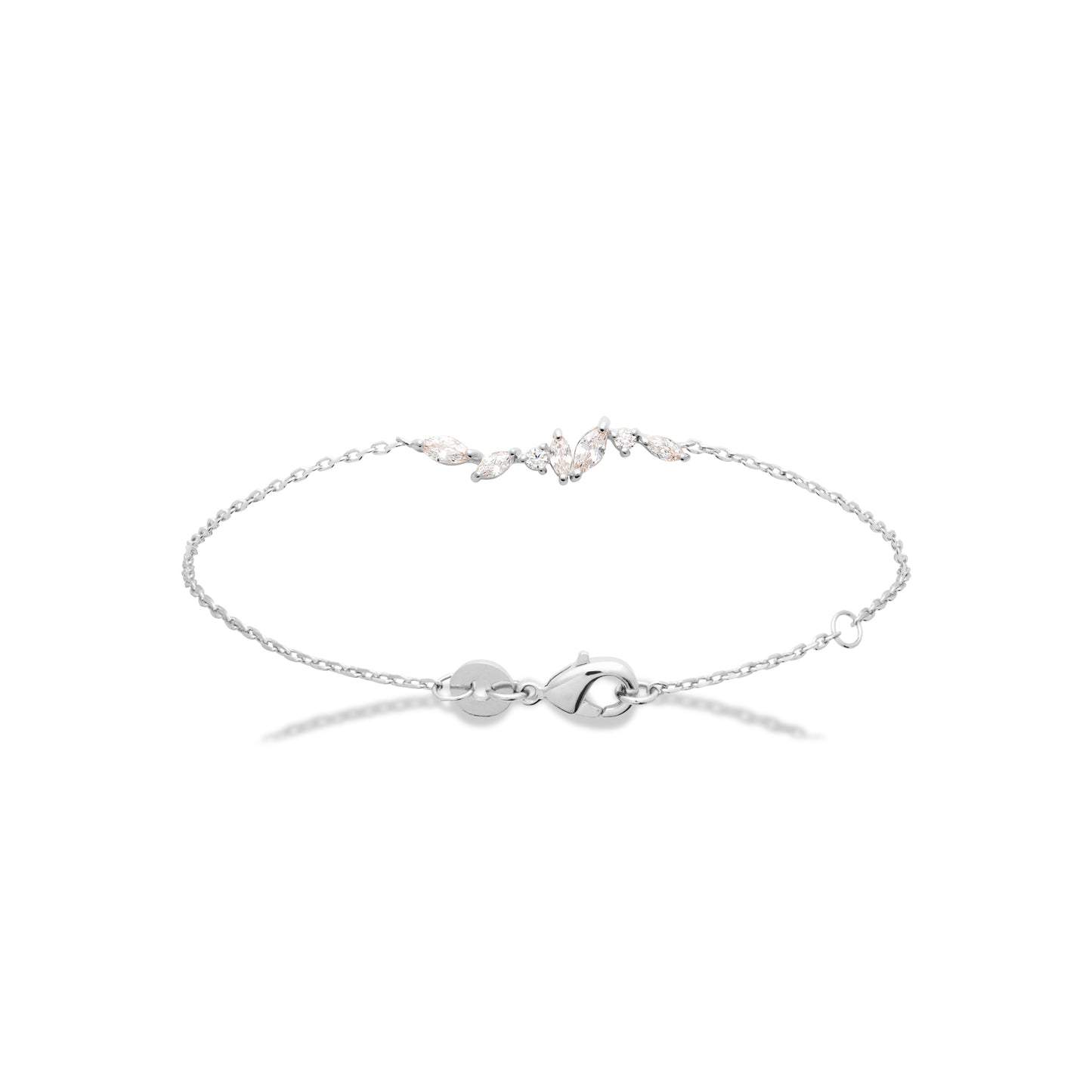 Bracelet - Pureté Lumineuse - Argent Rhodié