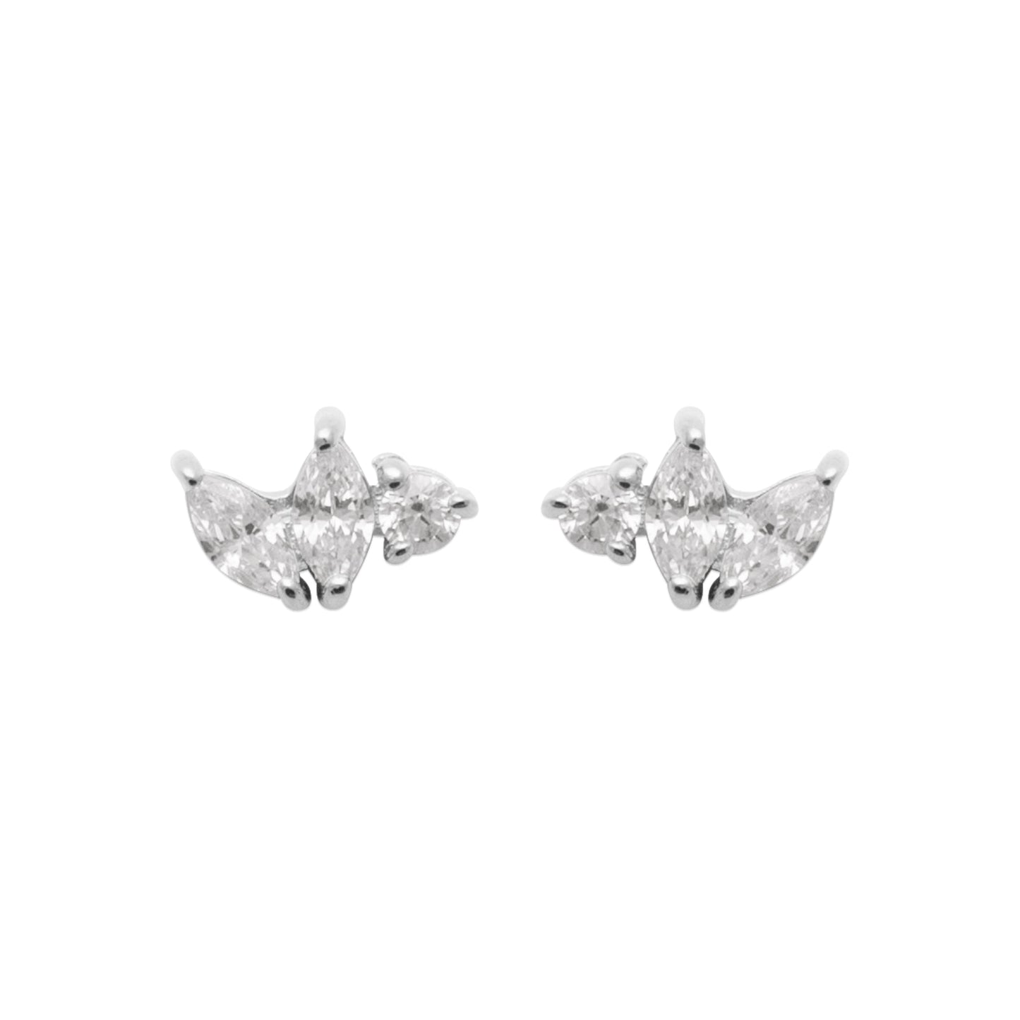 Boucles d'oreilles - Pureté Lumineuse - Mini - Argent Rhodié