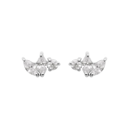 Boucles d'oreilles - Pureté Lumineuse - Mini - Argent Rhodié