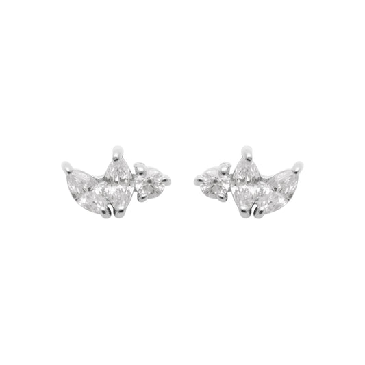 Boucles d'oreilles - Pureté Lumineuse - Mini - Argent Rhodié