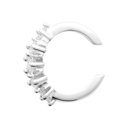 EAR CUFF - Éclat Céleste - Argent Rhodié